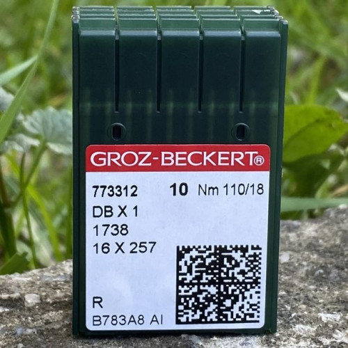 Иглы для швейных машин с тонкой колбой GROZ BECKERT DB X 1