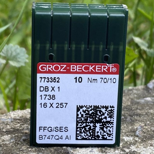 Иглы для швейных машин с тонкой колбой GROZ BECKERT DB X 1