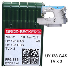 Голки для розпошивалки, плоскошовної швейної машини GROZ BECKERT GAS-128