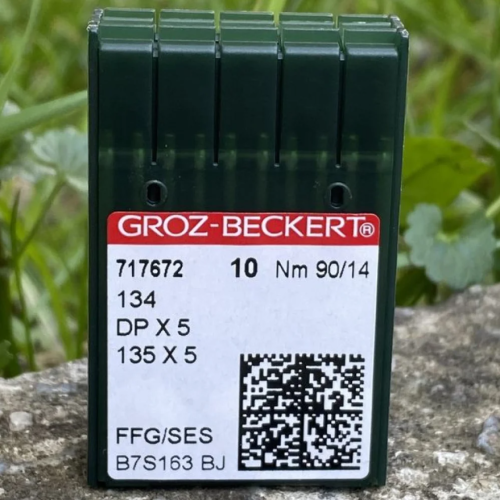Иглы для трикотажа GROZ BECKERT DPx5 для промышленных швейных машин с толстой колбой